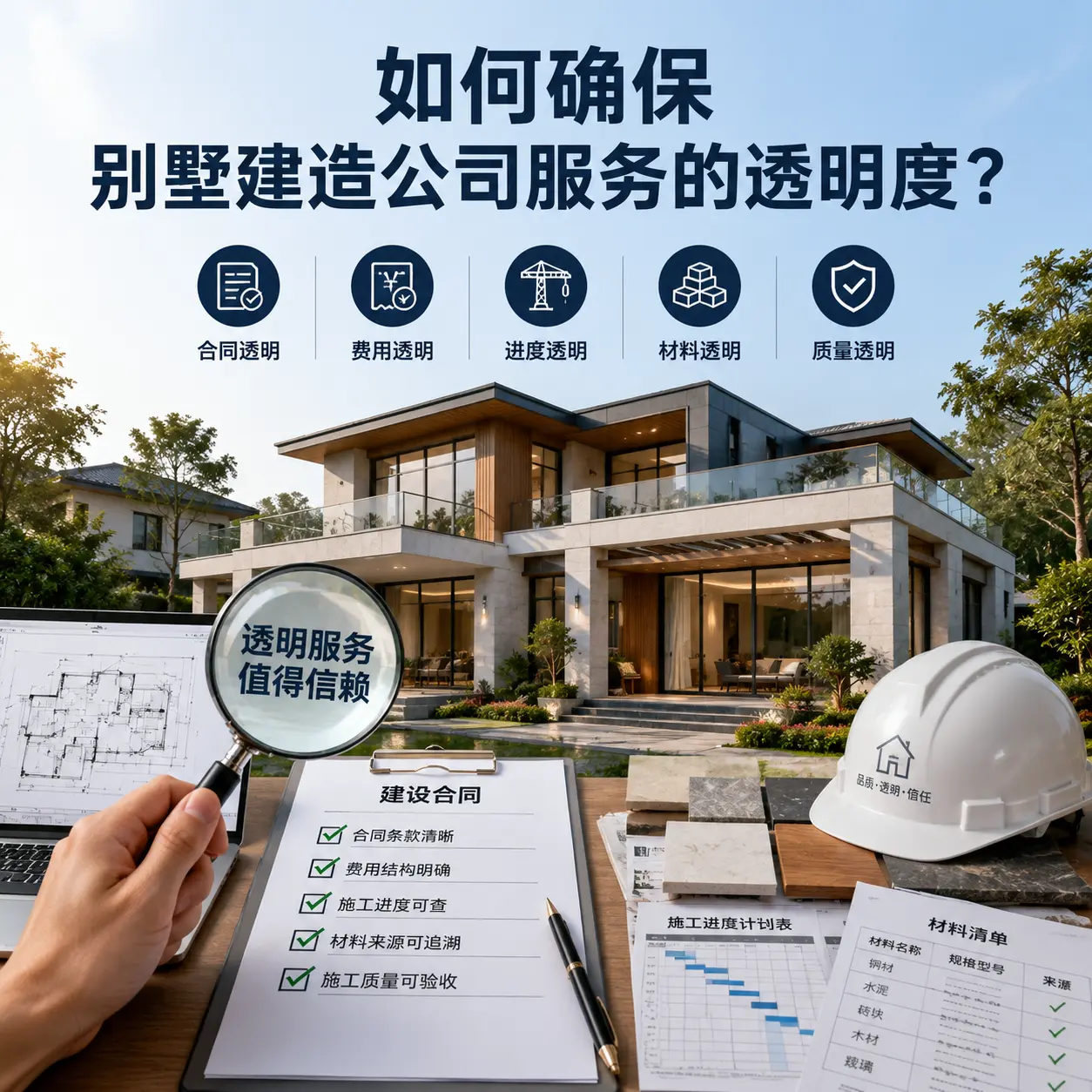 在 都匀 如何确保别墅建造公司服务的透明度?