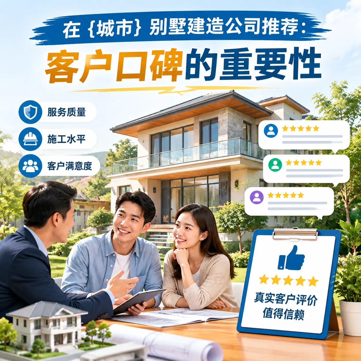 在 都匀 别墅建造公司推荐:客户口碑的重要性