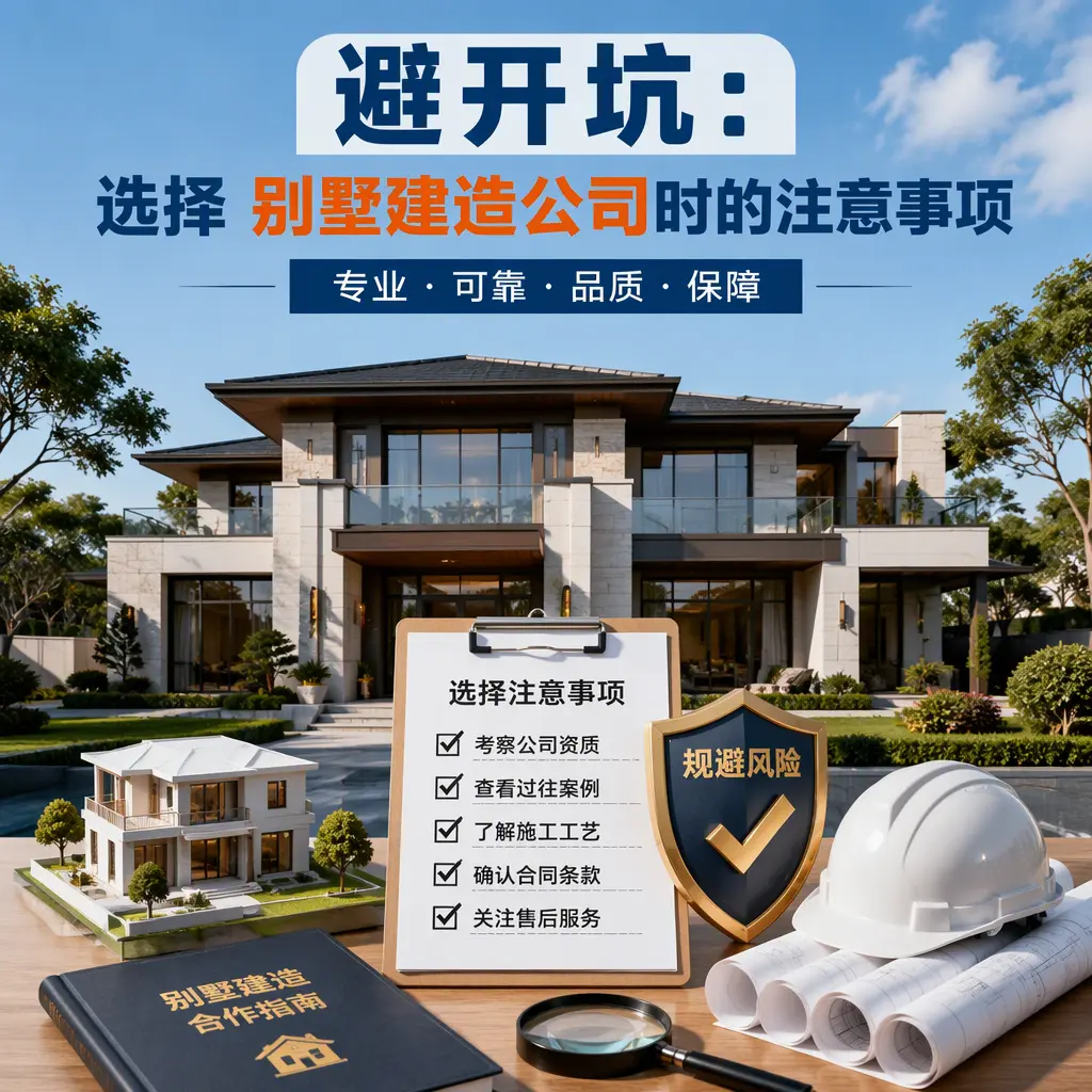 避开坑：选择 都匀 别墅建造公司时的注意事项