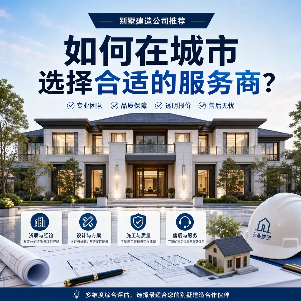 别墅建造公司推荐：如何在 都匀 选择合适的服务商？
