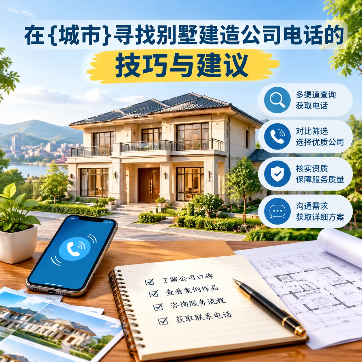 在都匀寻找别墅建造公司电话的技巧与建议
