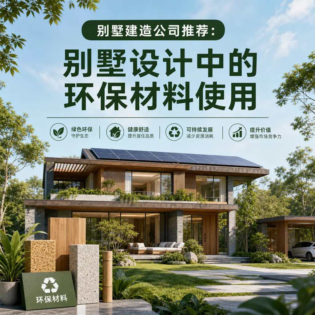 别墅建造公司推荐： 都匀 别墅设计中的环保材料使用