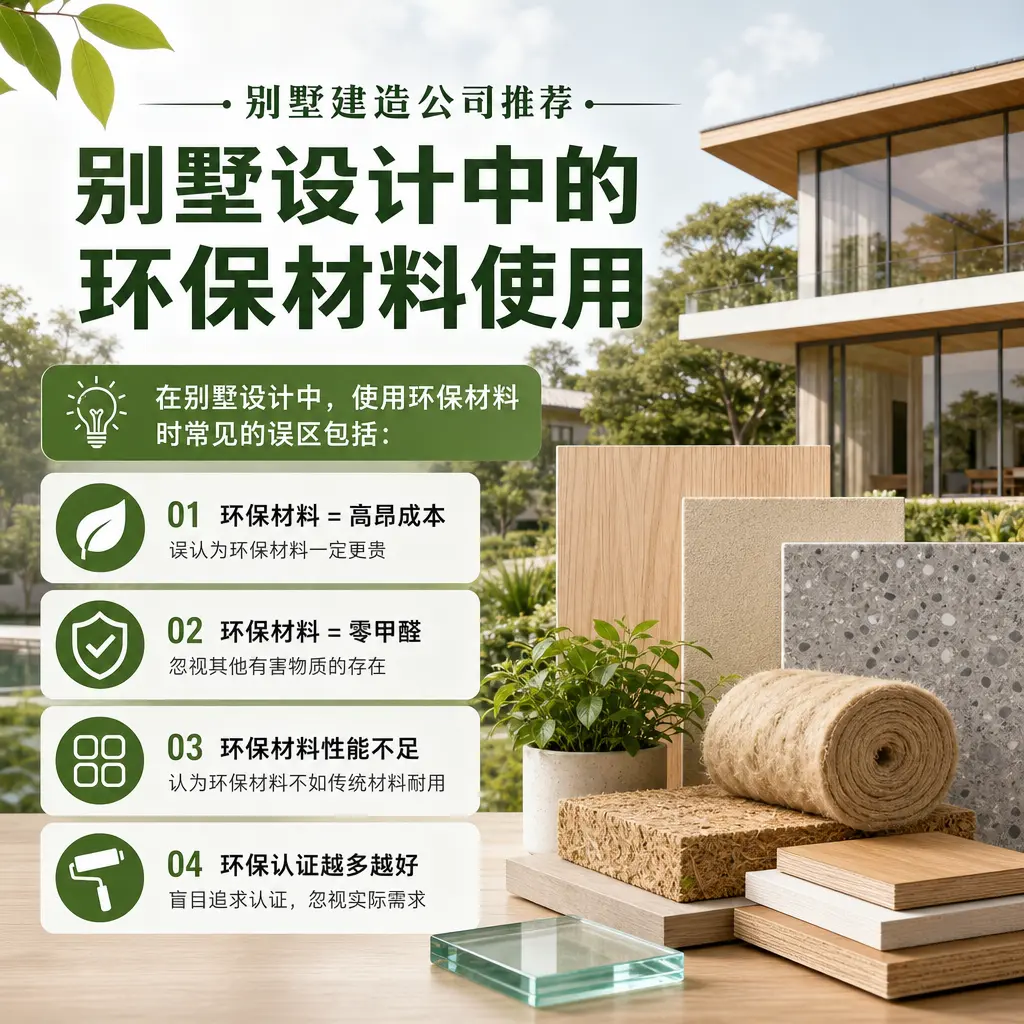 别墅建造公司推荐： 都匀 别墅设计中的环保材料使用